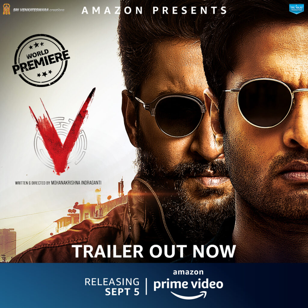 Amazon Prime Video’s much-awaited action thriller, V, starring Nani and Sudheer Babu gets an exciting and special trailer launch