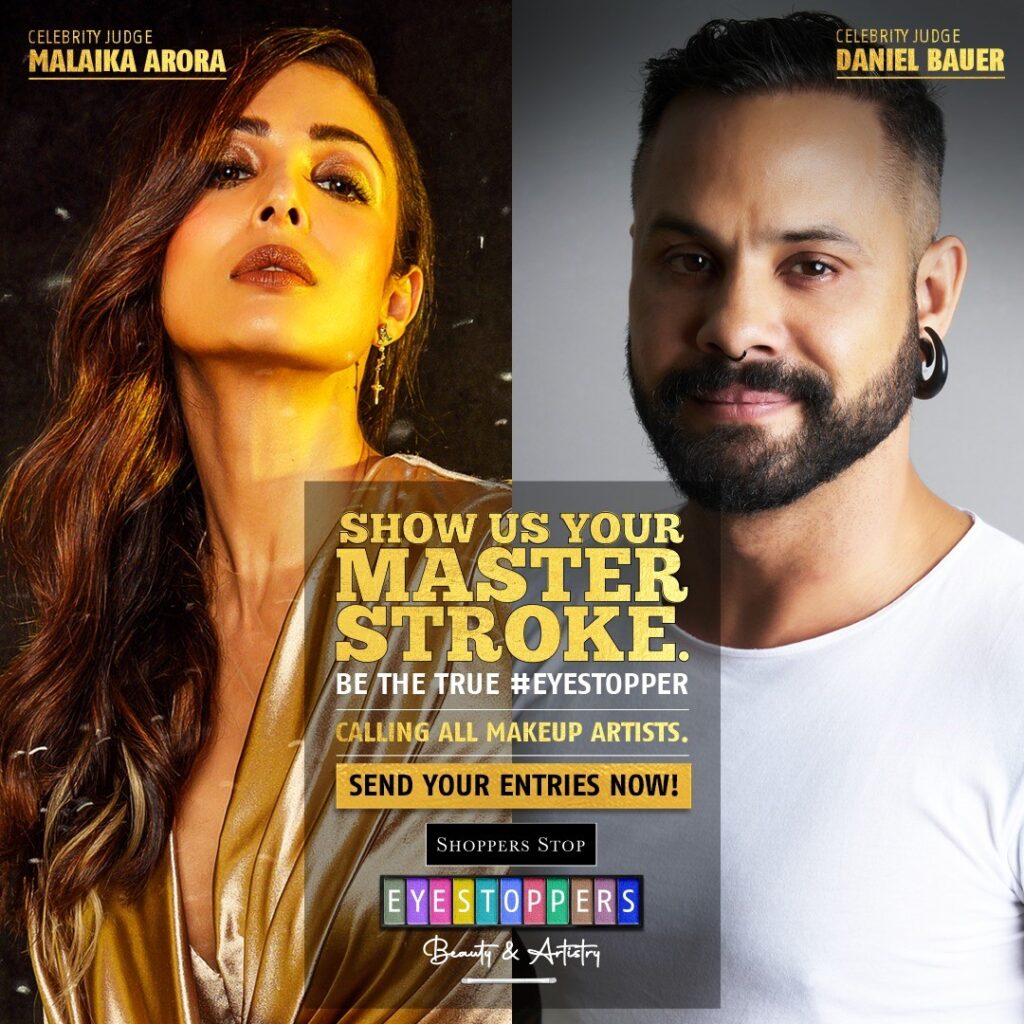 Shoppers Stop collaborates with Malaika Arora and Daniel Bauer to create a talent show for makeup artists