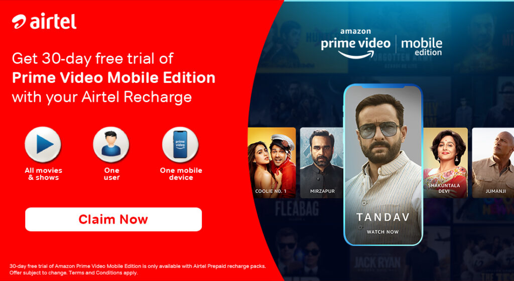 AMAZON LAUNCHES ITS WORLDWIDE FIRST MOBILE-ONLY VIDEO PLAN IN INDIA