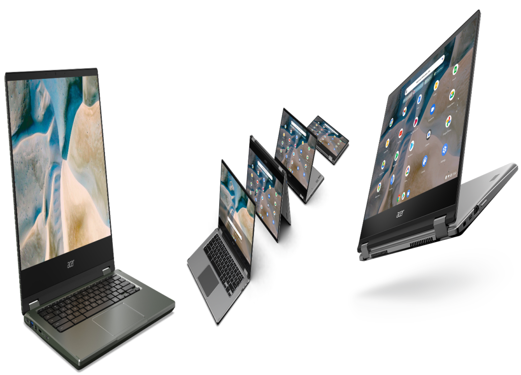 Acer Unveils Chromebook Spin 514, its First Chromebook with AMD Ryzen Mobile Processors and AMD Radeon Graphics