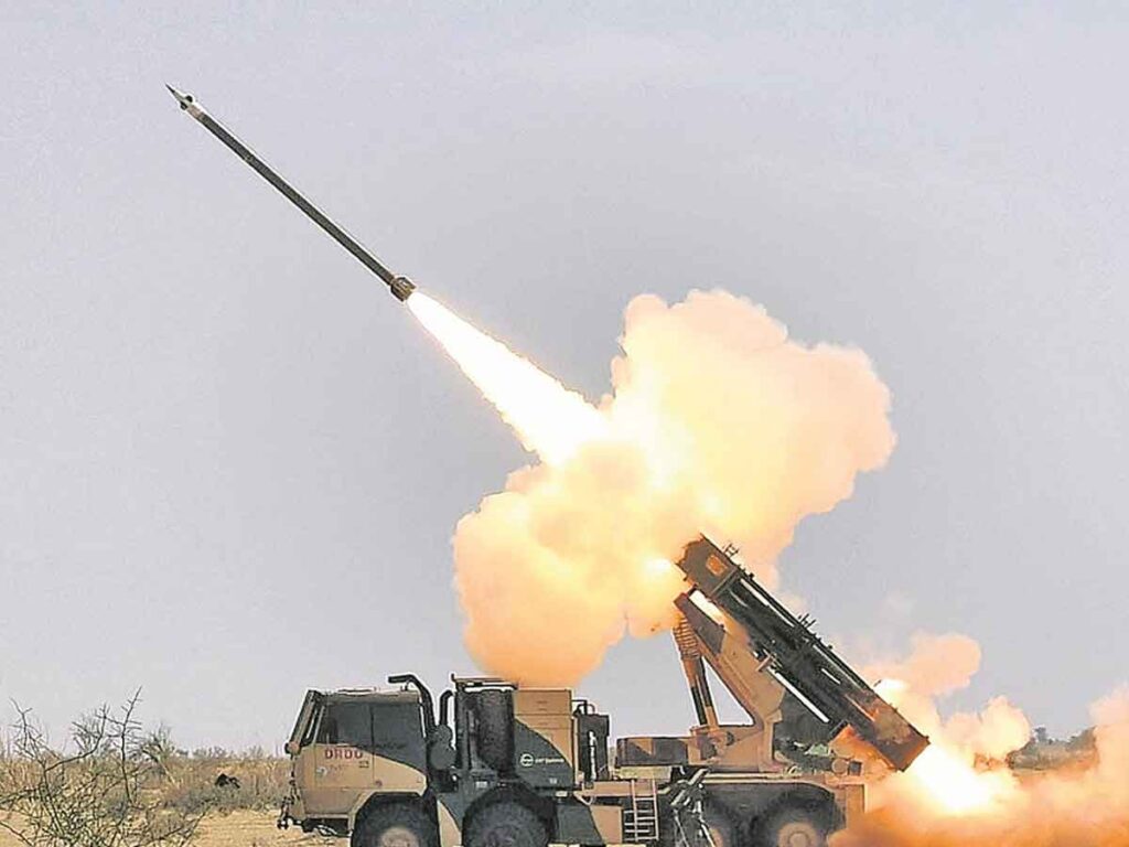 DRDO successfully test fires Enhanced Range 122mm Caliber Rocket