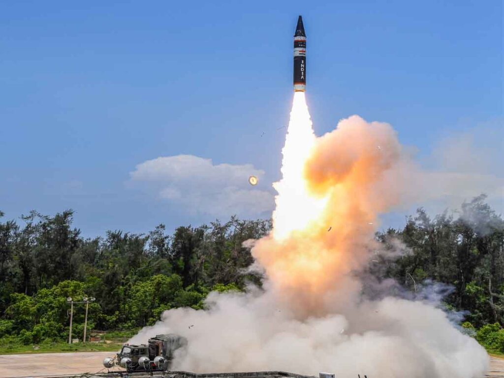 New Generation Agni P Ballistic Missile