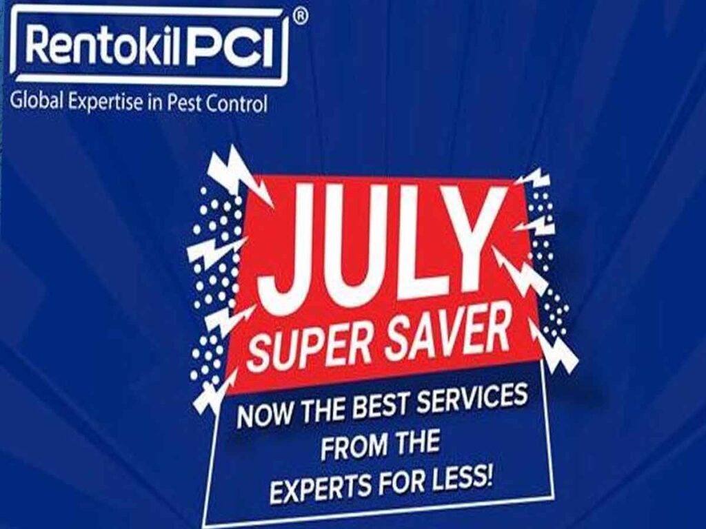 Rentokil PCI launches July Super Saver Campaign for Residential Customers - Brings in Exciting Offers on Pest Control and Disinfection Services