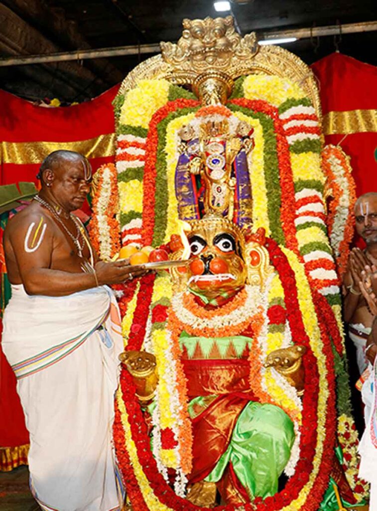 HANUMANTHA VAHANA SEVA IN EKANTAM