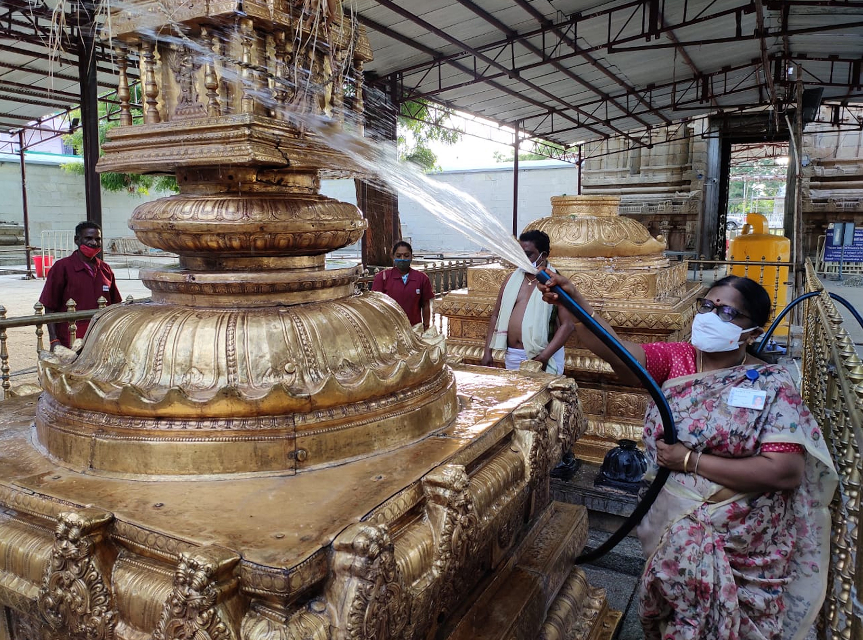 KOIL ALWAR TIRUMANJANAM PERFORMED