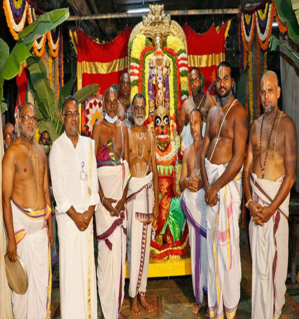 HANUMANTHA VAHANA SEVA IN EKANTAM