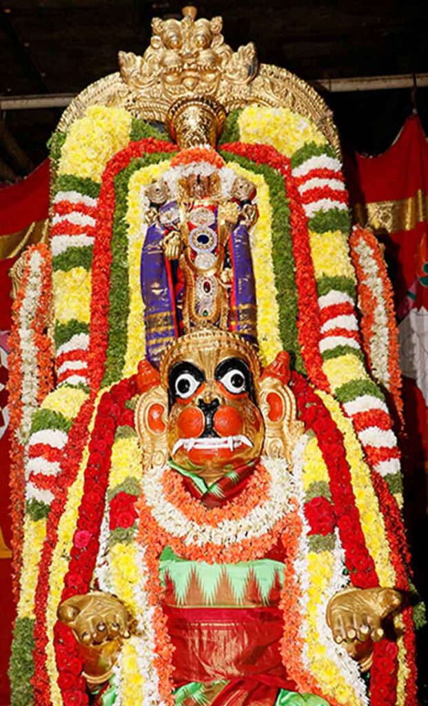 HANUMANTHA VAHANA SEVA IN EKANTAM