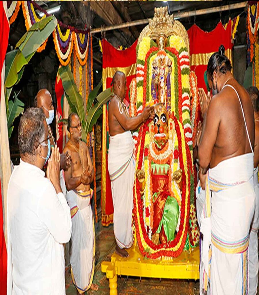 HANUMANTHA VAHANA SEVA IN EKANTAM