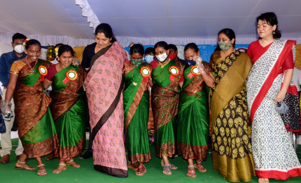 Minister Satyavathi Rathore in all kinds of welfare and development programs for the betterment of the World Tribal Day