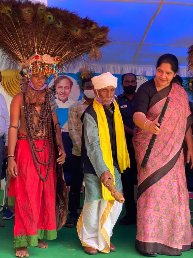 Minister Satyavathi Rathore in all kinds of welfare and development programs for the betterment of the World Tribal Day