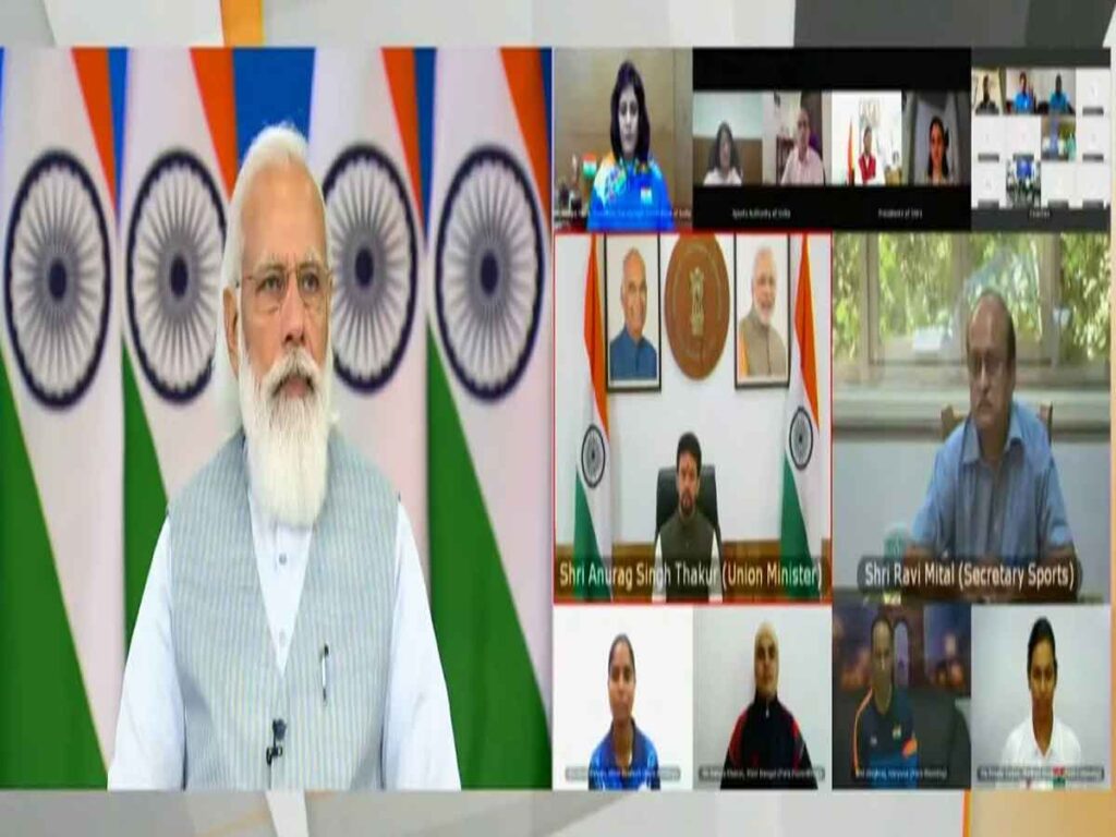 PM Interacts with the Indian para-athlete contingent for Tokyo 2020 Paralympic Games