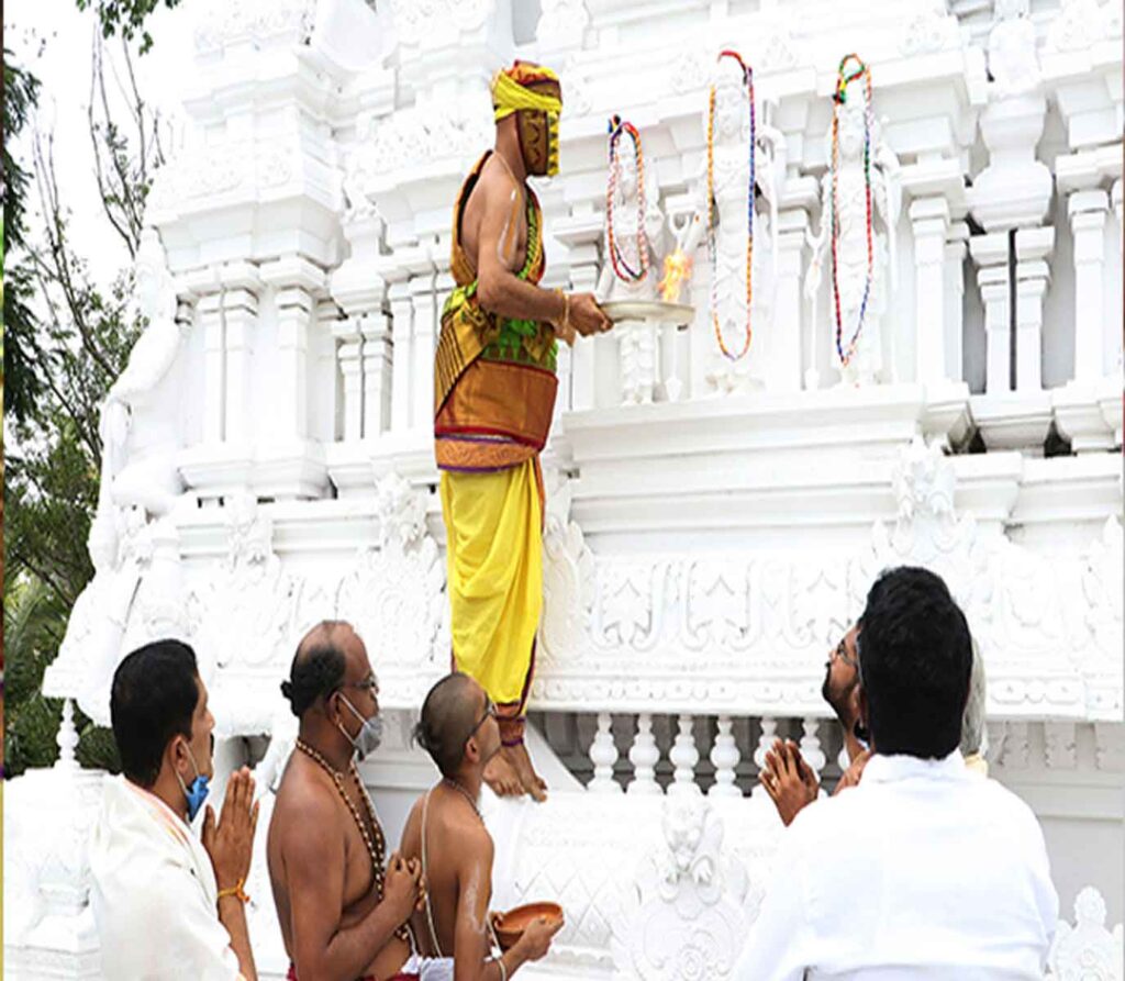 Scientifically consecrated in Sri Kodandaramalayam