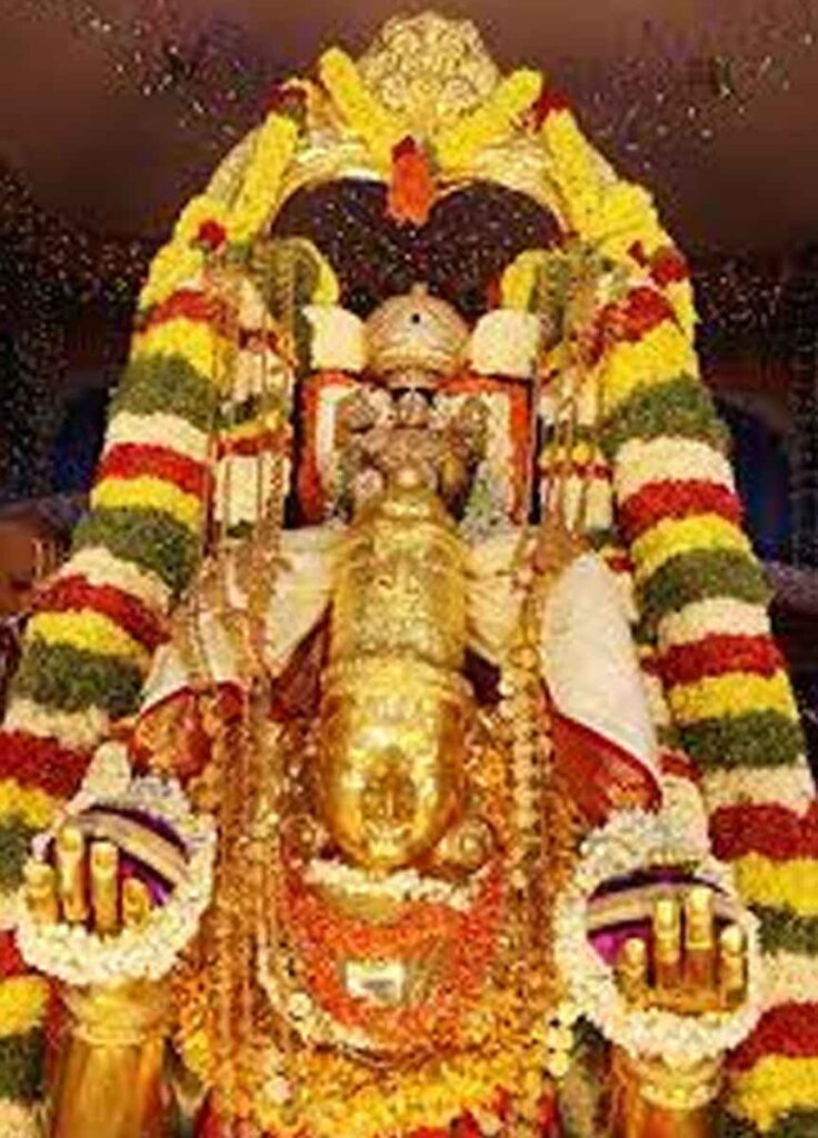 Srivaru will march on the Garuda vehicle twice in August