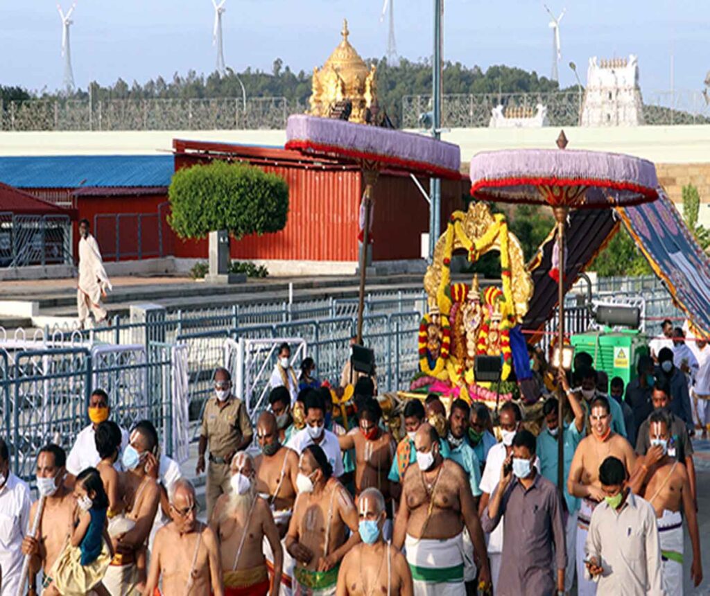 PURUSHAIVARI THOTA UTSAVA HELD IN TIRUMALA