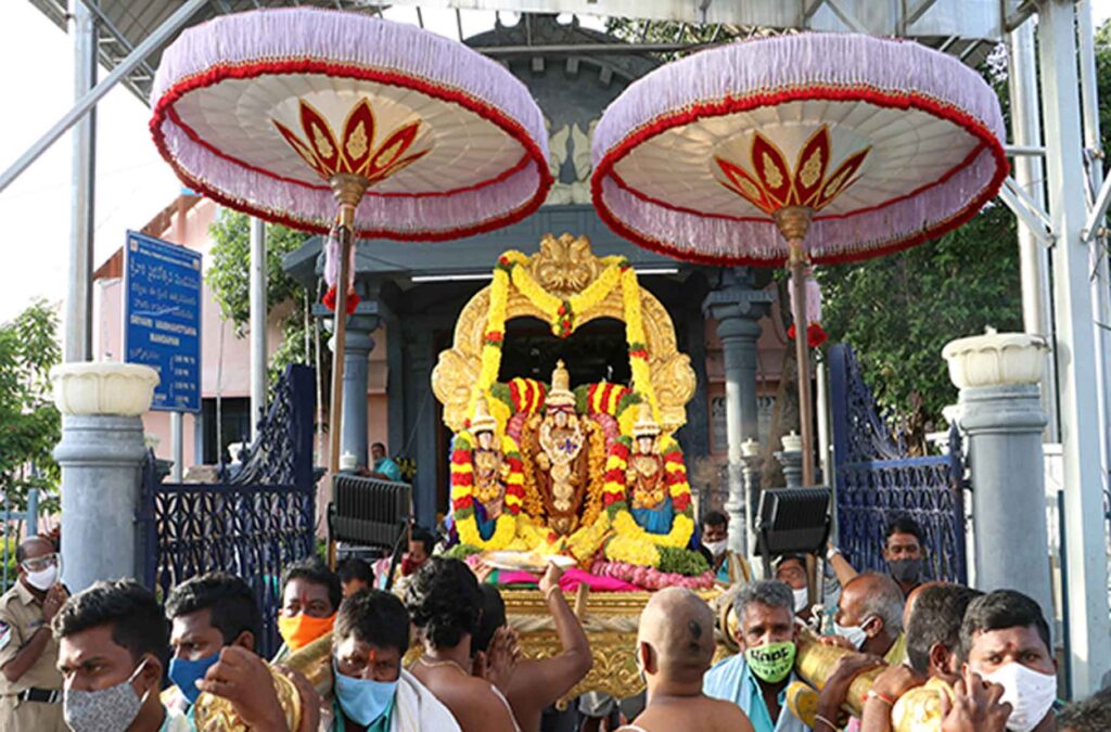 PURUSHAIVARI THOTA UTSAVA HELD IN TIRUMALA