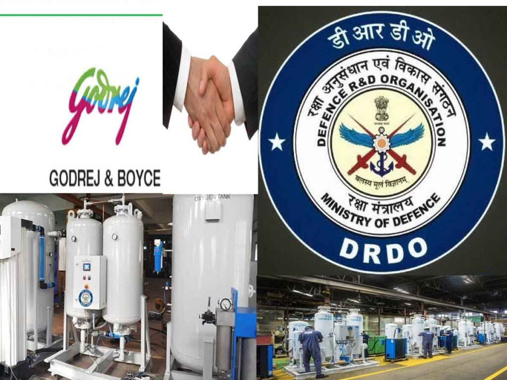 Godrej & Boyce Partners with DRDO to Manufacture Oxygen Generators