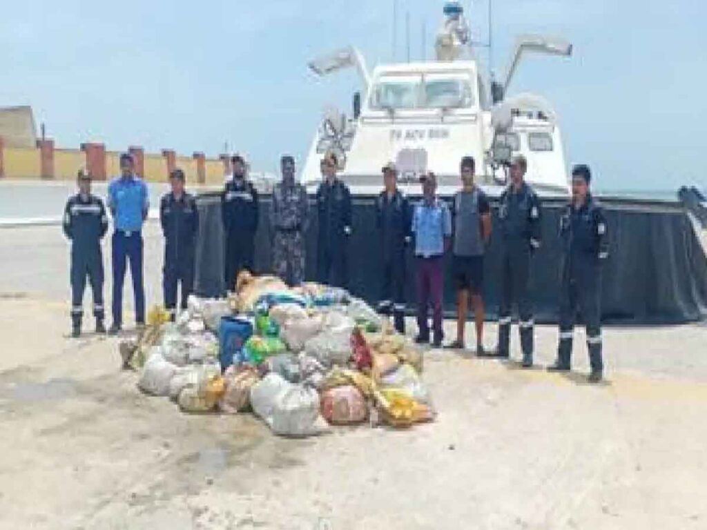 COAST GUARD SEIZES 2000 KG SEA CUCUMBER