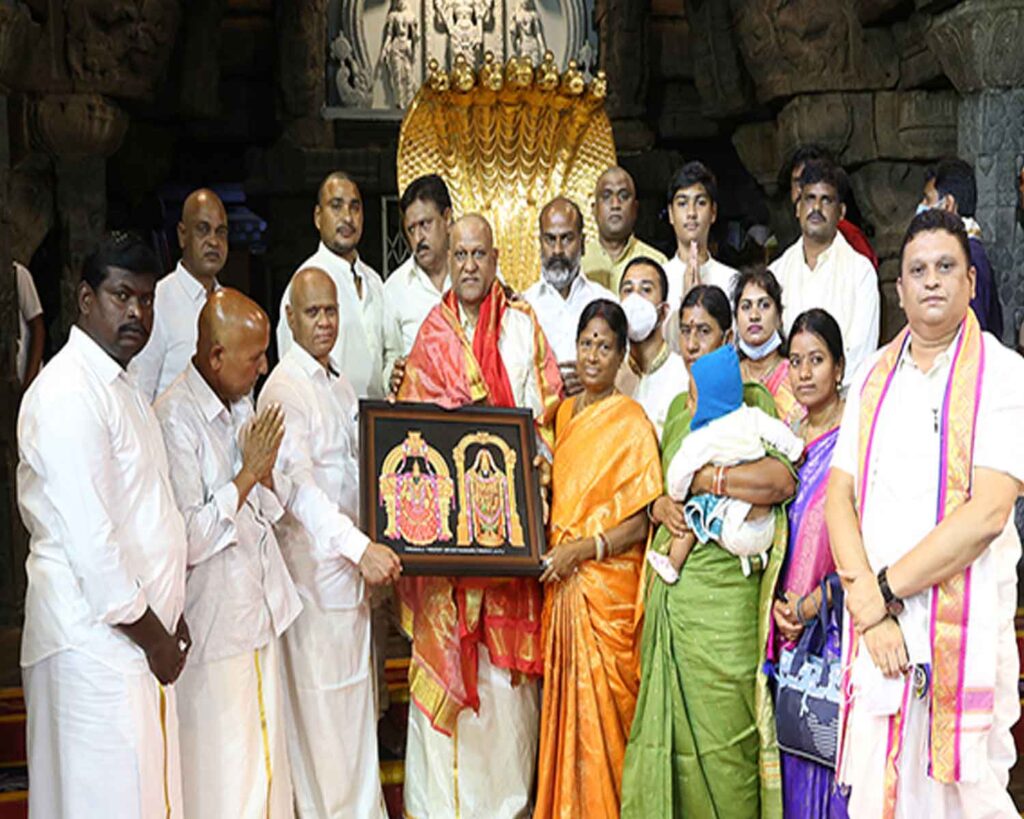 Tirupati | TWO MORE TAKE OATH AS TTD BOARD MEMBERS