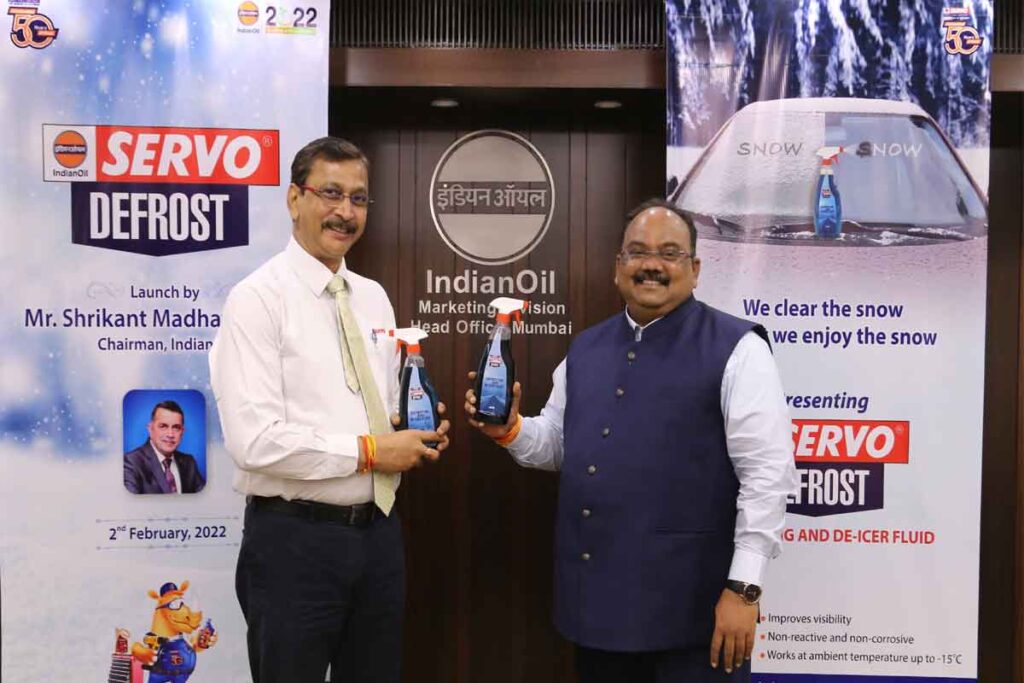 Melt The Snow On Your Windshield With SERVO DEFROST IndianOil Launches 