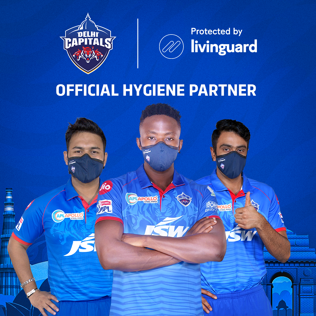 Livinguard AG safeguards IPL team Delhi Capitals on and off the field