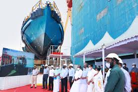 DELIVERY & FLAG-OFF CEREMONY OF MARINE AMBULANCE BOAT FOR KERALA STATE FISHERIES DEPARTMENT.