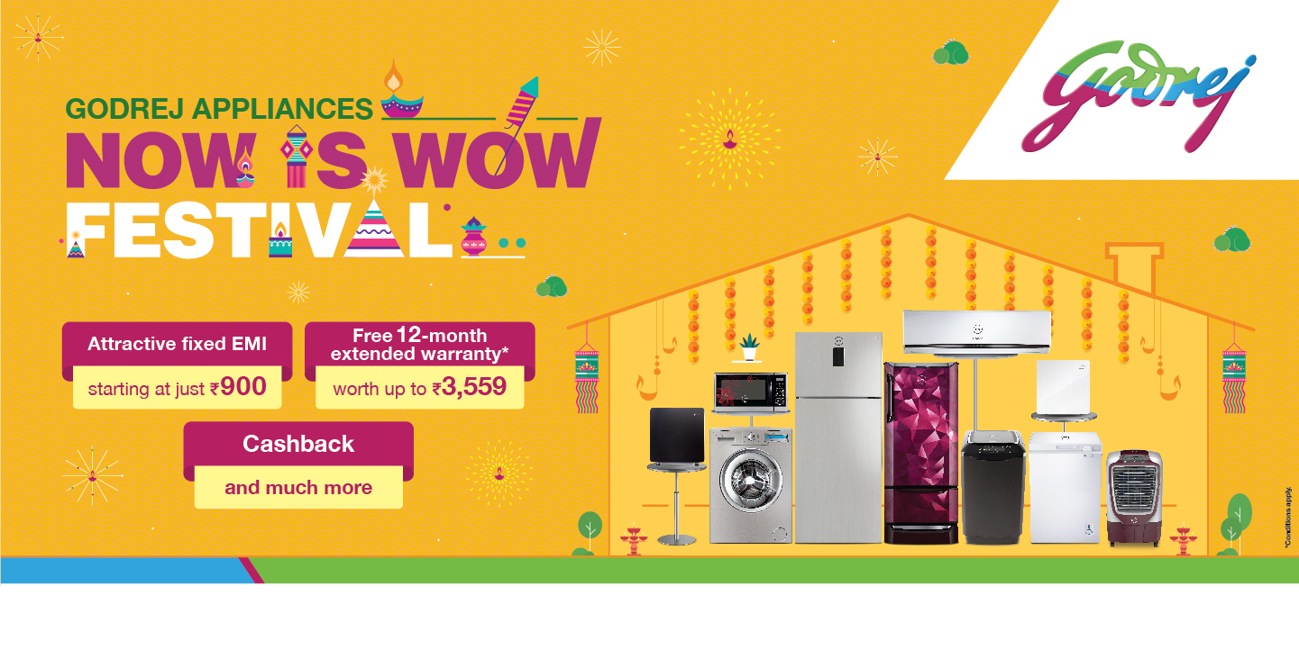 Godrej launches ‘NOW is WOW’ FESTIVAL - with thoughtfully designed offers this festive season