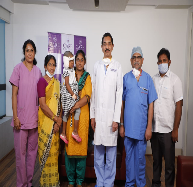 SRI VENKAIAH NAIDUJI AND MR CHEVIREDDY BHASKAR REDDY / AP CM RELIEF FUND HELP 3-YEAR-OLD UNDERGO BILATERAL COCHLEAR IMPLANT SURGERY AT CARE HOSPITAL