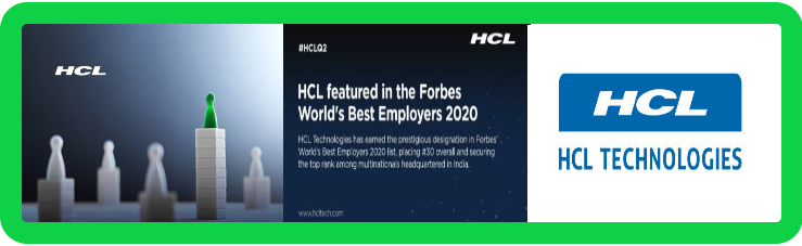 HCL Technologies named a prestigious World’s Best Employer by Forbes