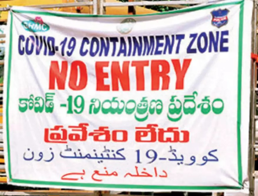 containment zones in hyderabad