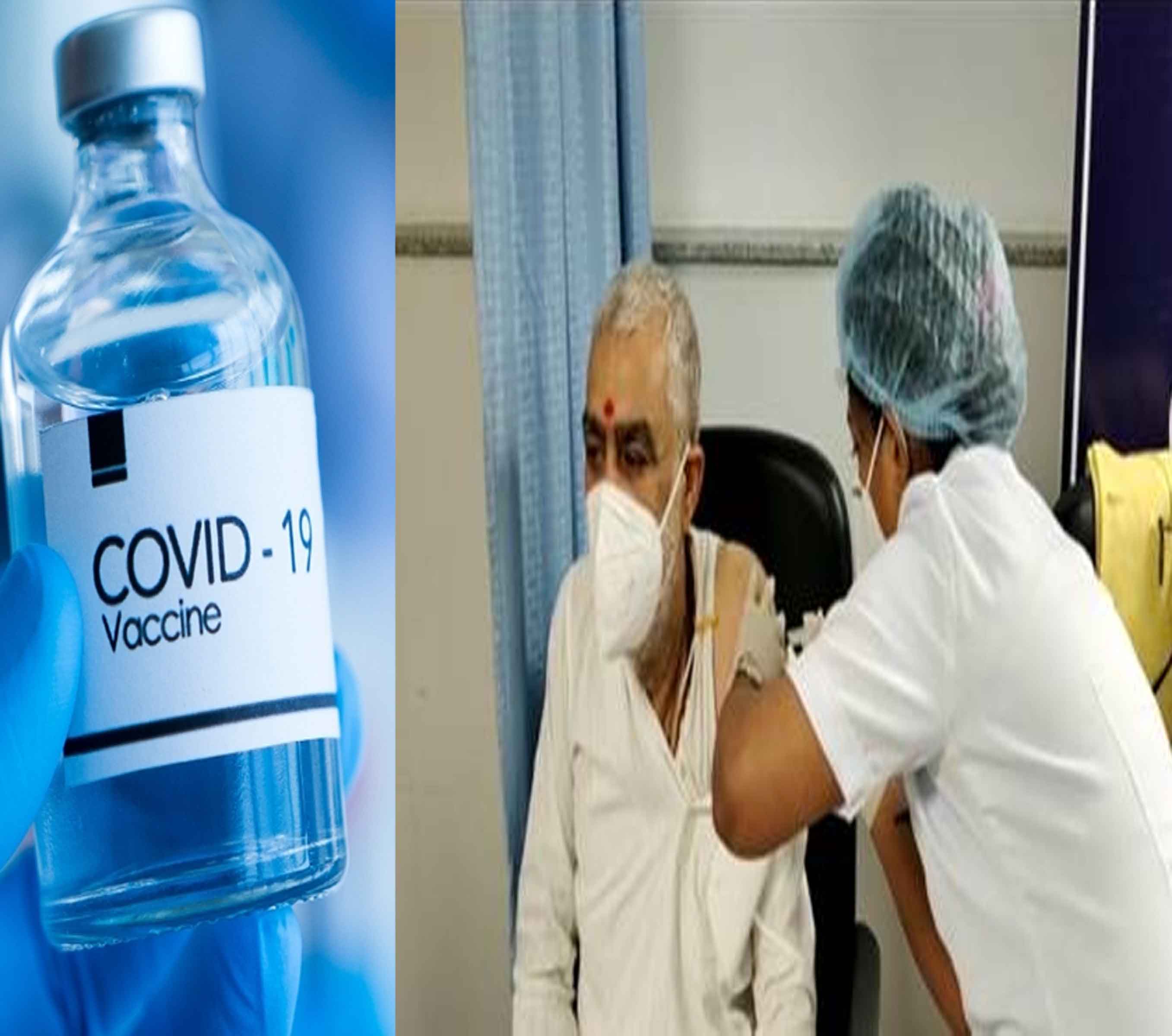 Ashwini Kumar Choubey receives second dose of COVID-19 vaccine