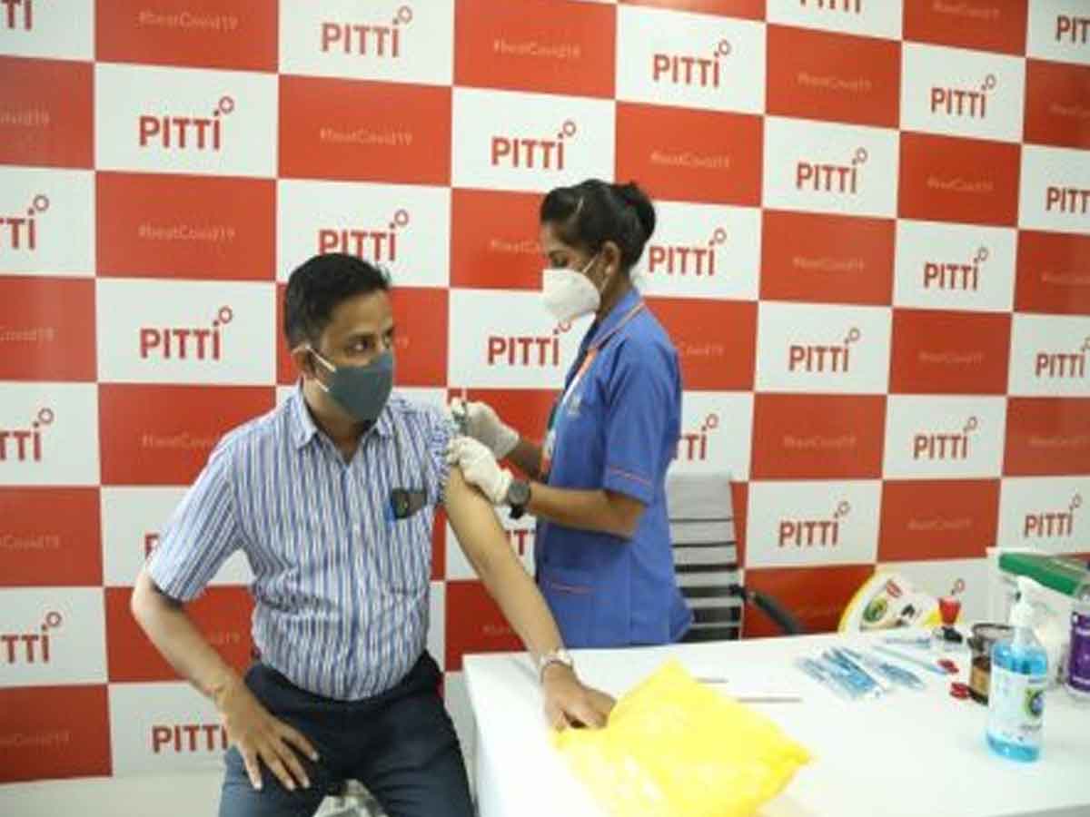 Pitti Engineering vaccinated 7000 people across their manufacturing facilities in Hyderabad and Aurangabad