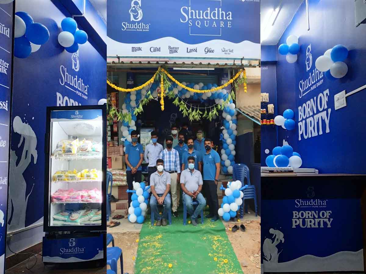 WayCool launches 2nd Shuddha Dairy Square in Tirupati
