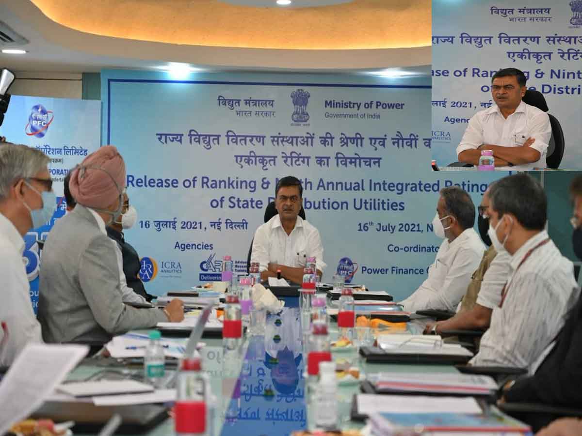Union Power Minister releases 9th Integrated Ratings of State Power Distribution utilities and Rankings