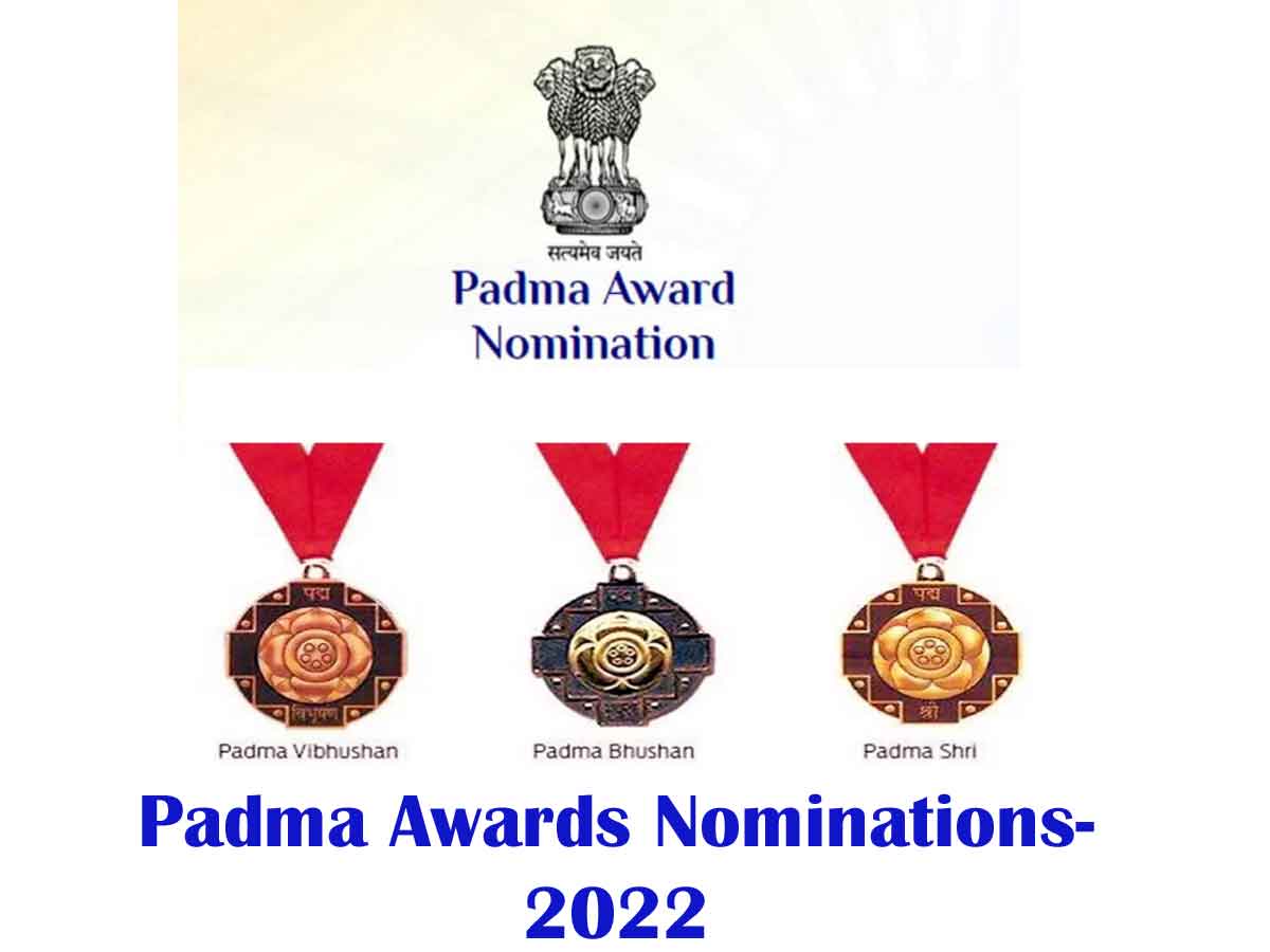 Nominations for Padma Awards-2022 open till 15th September, 2021