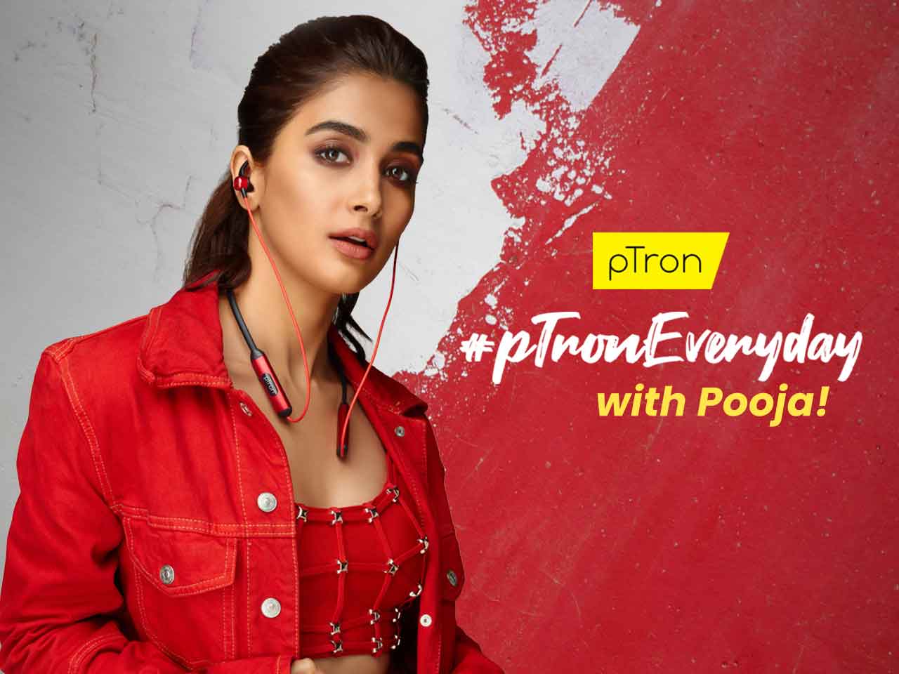 Film Star Pooja Hegde teases pTron’s new brand campaign #pTronEveryday