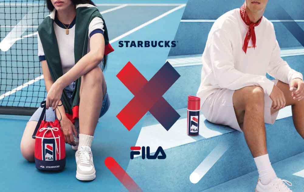 Seize the summer with sporty new Starbucks X FILA collection