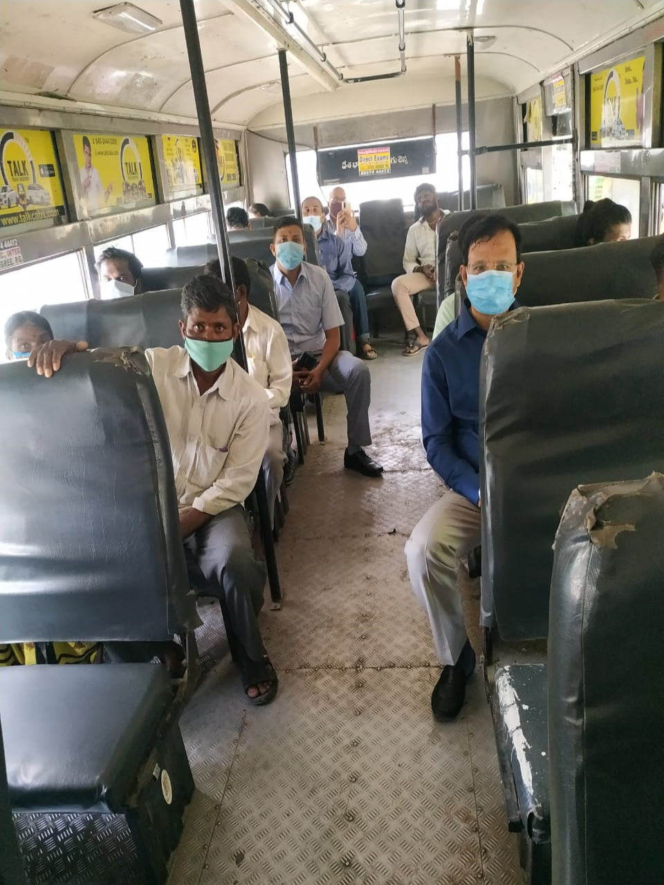 INCOGNITO TRAVEL IN TSRTC BUS BY M.D.