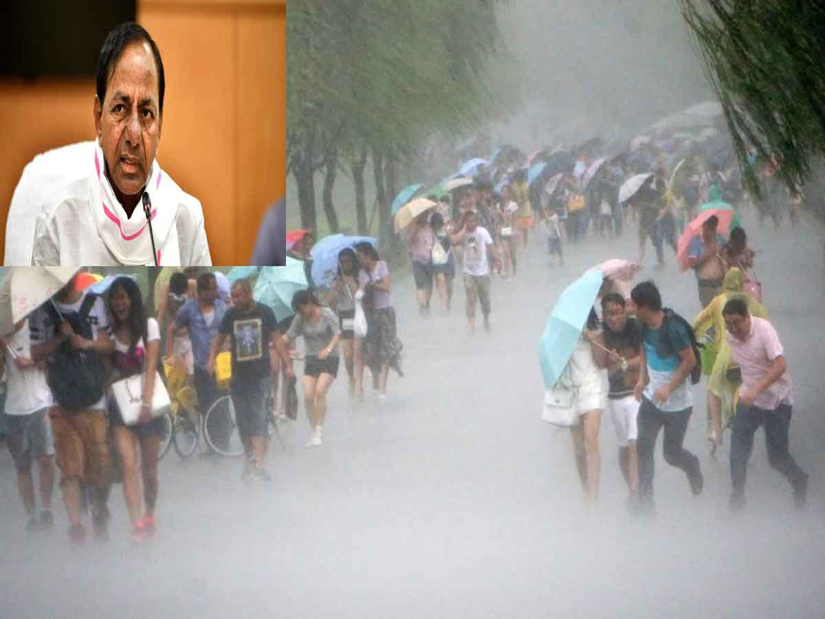CM KCR announced holiday tomorrow in the wake of heavy rains