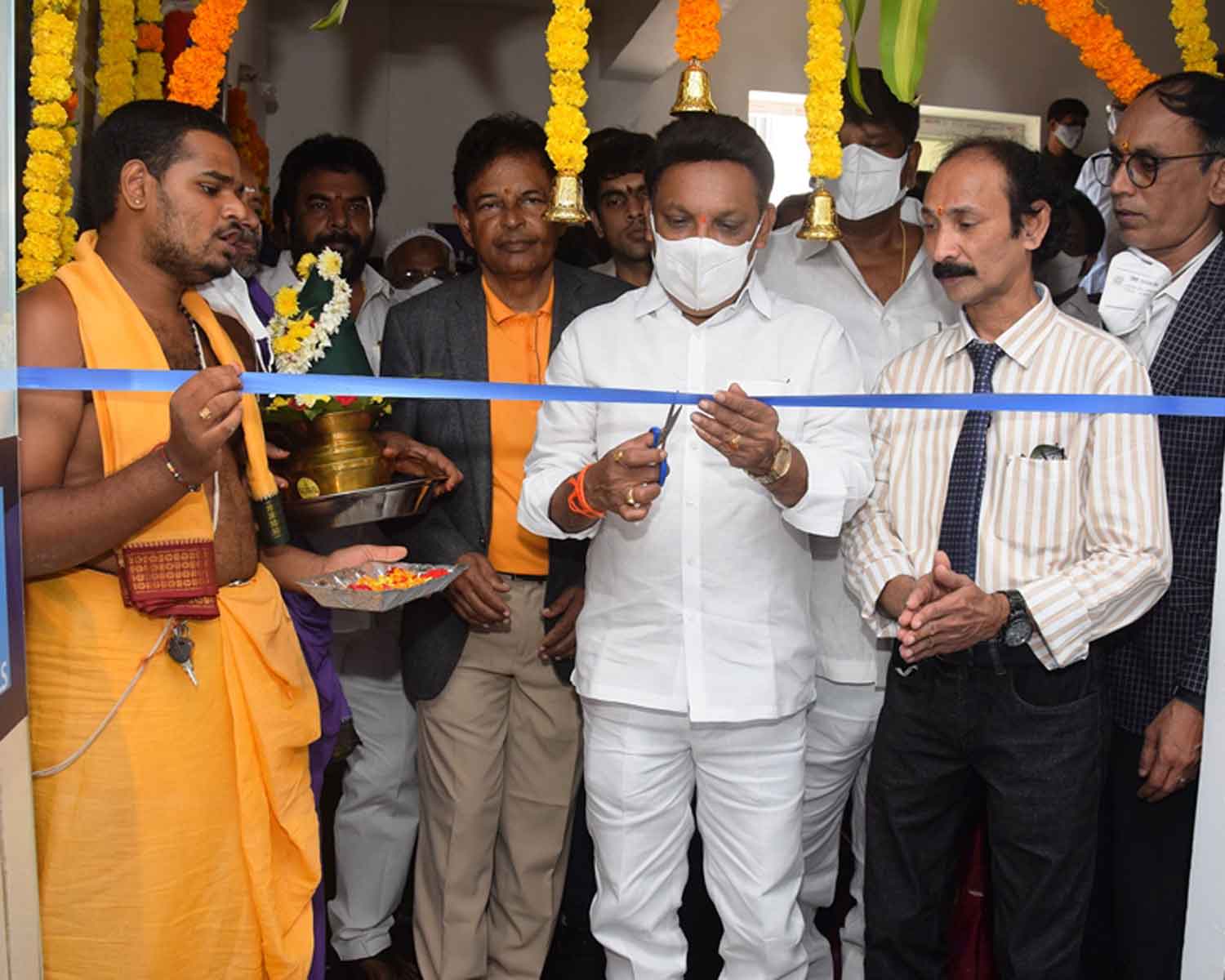 MLA Grandhi Srinivas unveiled MaxiVision Super Specialty Eye hospital in Bhimavaram