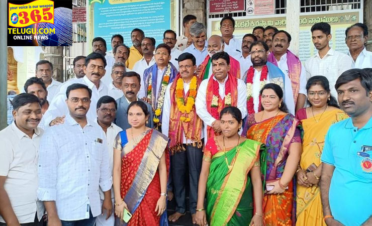 MP vaddiraju ravichandra visited Jamalapuram Venkateswaraswamy temple