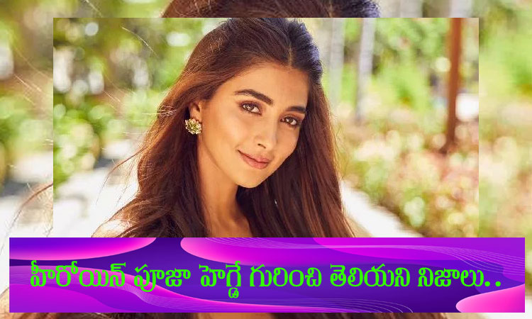 Unknown facts about heroine Pooja Hegde..