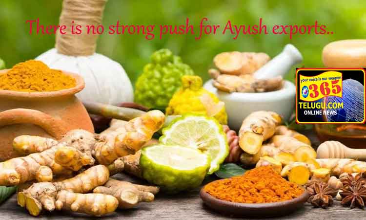 There is no strong push for Ayush exports.
