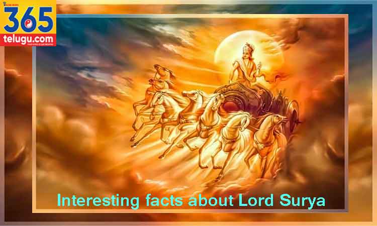 Interesting facts about Lord Surya God